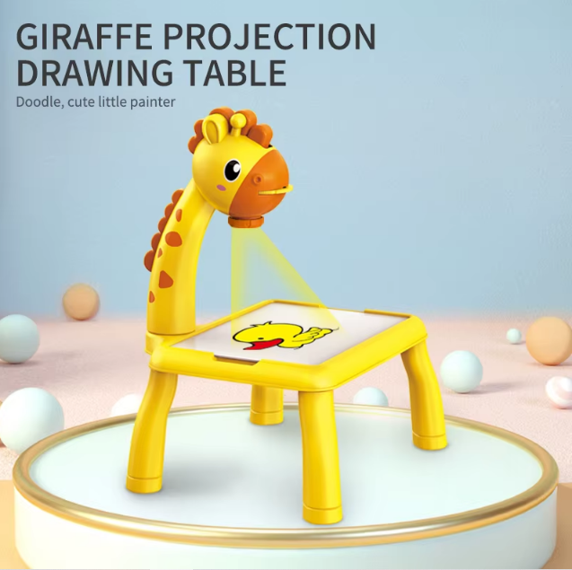 LED Projector Kids, Painting Board, Toys Art Painting, Table Desk Educational And  Learning Toy