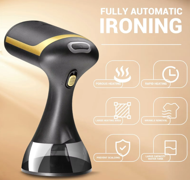 1500W Garment Steamers Hand Holding Ironing Machine, Professional, Powerful And  Portable.