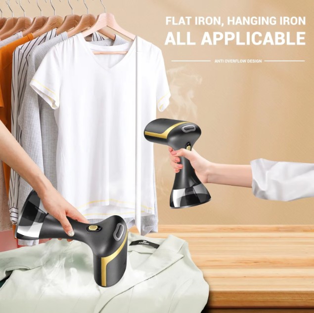 1500W Garment Steamers Hand Holding Ironing Machine, Professional, Powerful And  Portable.
