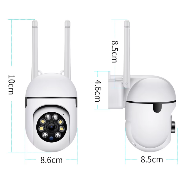 HD Smart Security Camera , WiFi 1080P HD Excellent Version indoor outdoor 360 Degree Wireless Camera