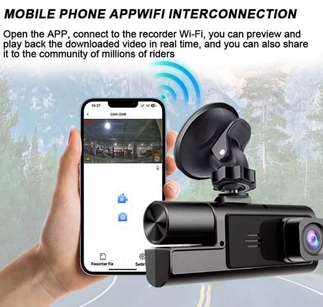 HD 1080P Dash Cam For Car, Night Vision, G-Sensor