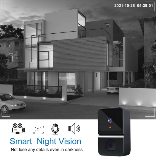 WiFi Smart Video Doorbell, Home Door Bell WiFi Intercom for Home