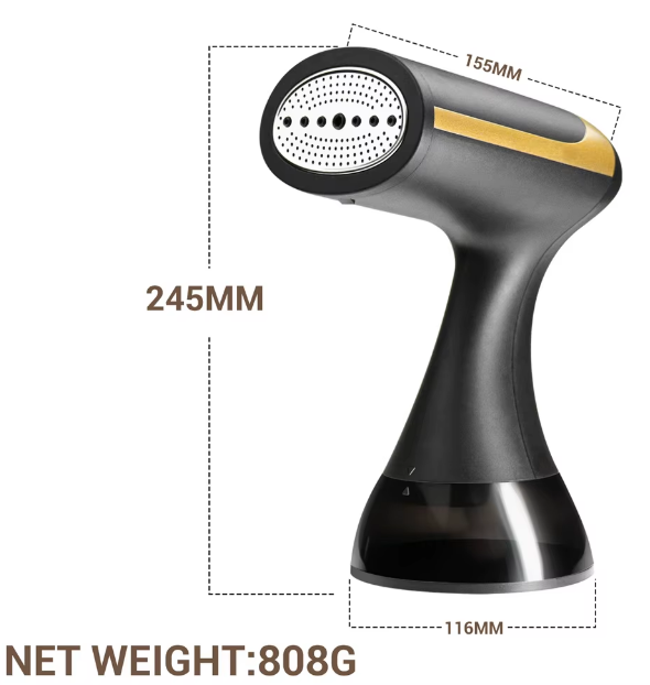1500W Garment Steamers Hand Holding Ironing Machine, Professional, Powerful And  Portable.